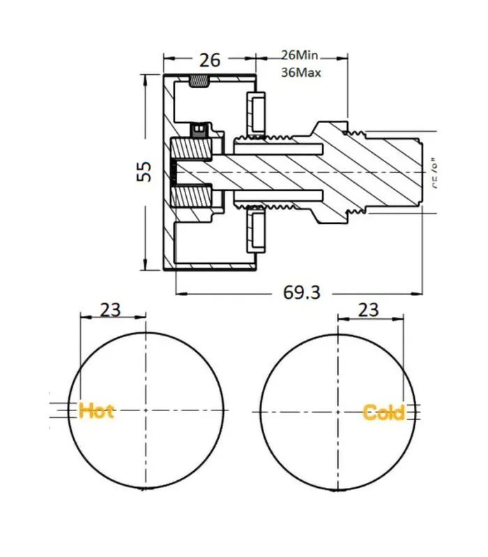 Specification For Qi Rund Wall Top Assembly