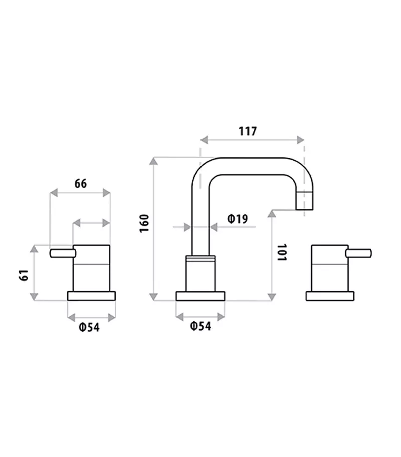 Specification For Elle Basin Tap Set