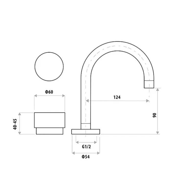Specification For Loui Basin Tap Set