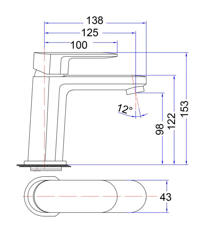 Specification For Cora Basin Mixer