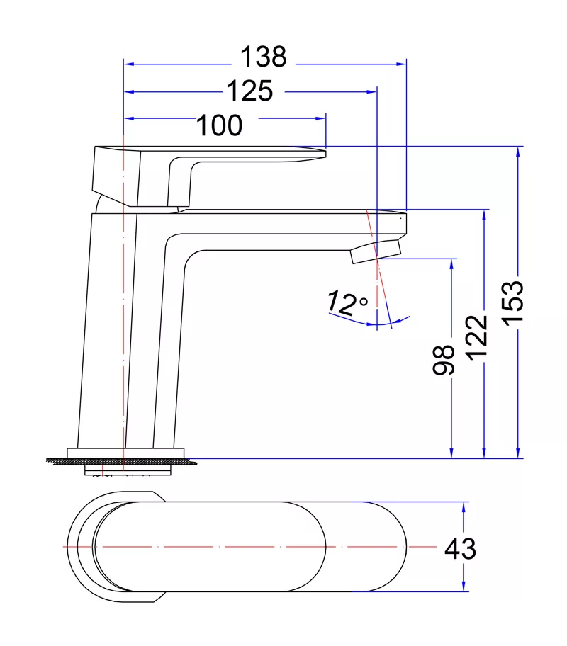 Specification For Cora Basin Mixer