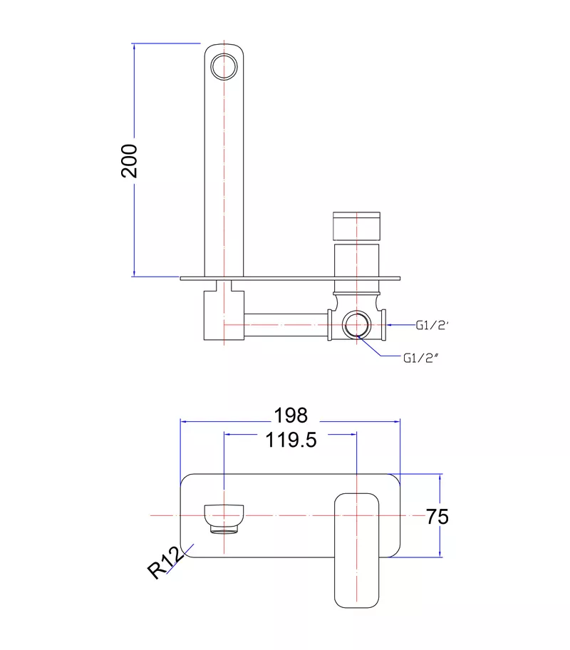 Eden Brass Basin or Bath Mixer - Specification