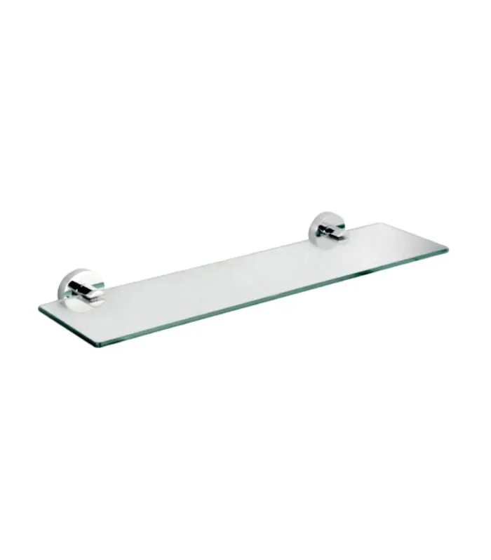 Loui 480mm Shower Glass Shelf - Chrome