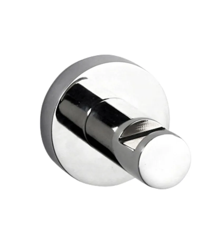 Loui Single Robe Hook - Chrome