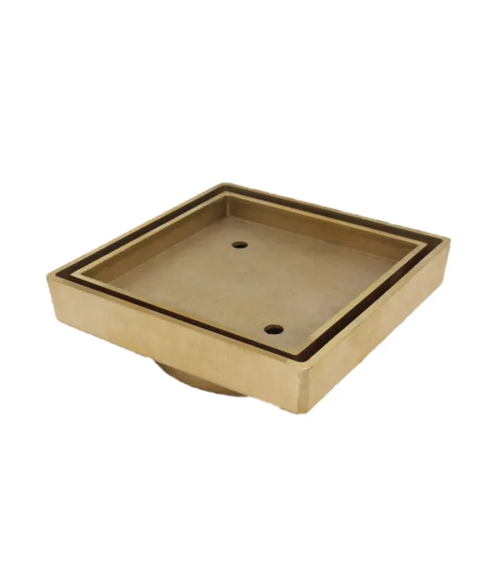 Tile Insert Floor Waste - Matt Gold