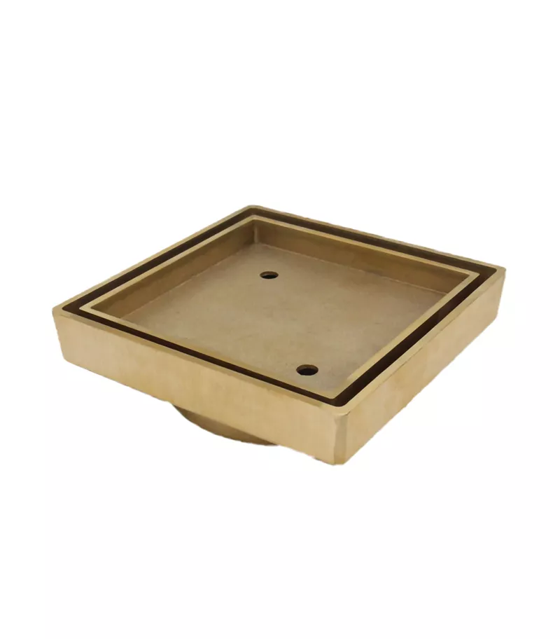 Tile Insert Floor Waste - Matt Gold