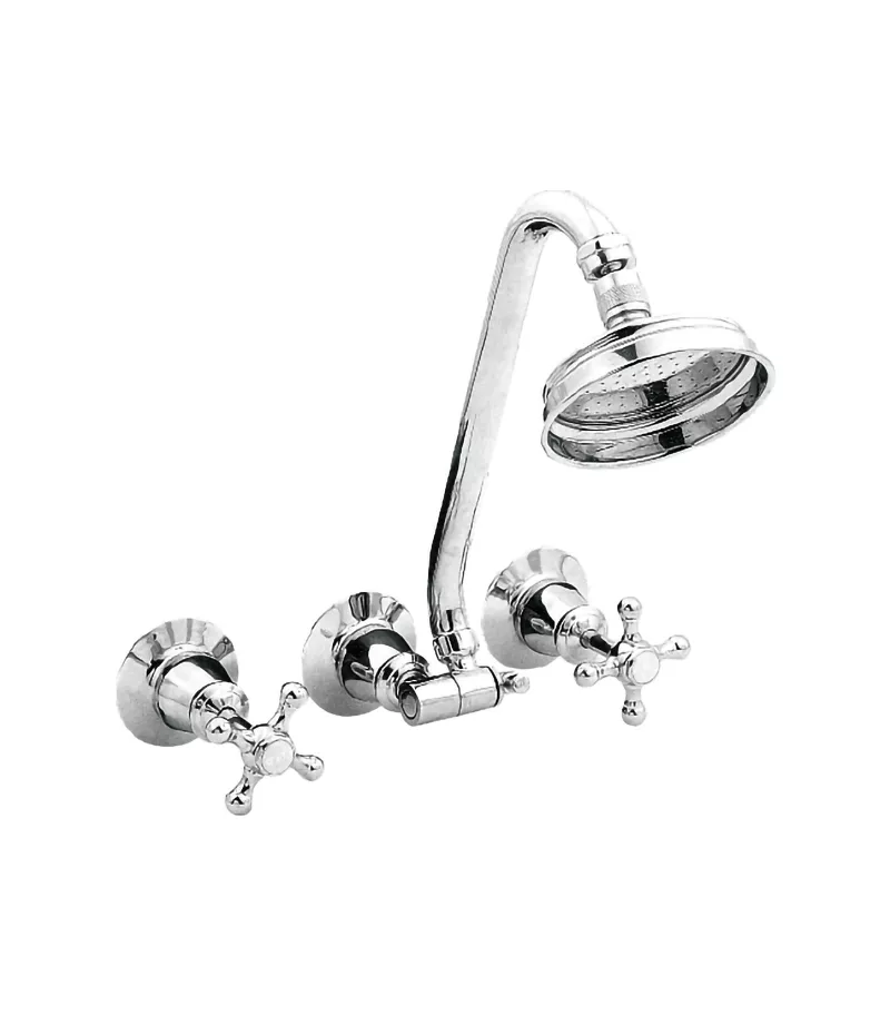 Noosa Heritage Shower Tap Set - Chrome