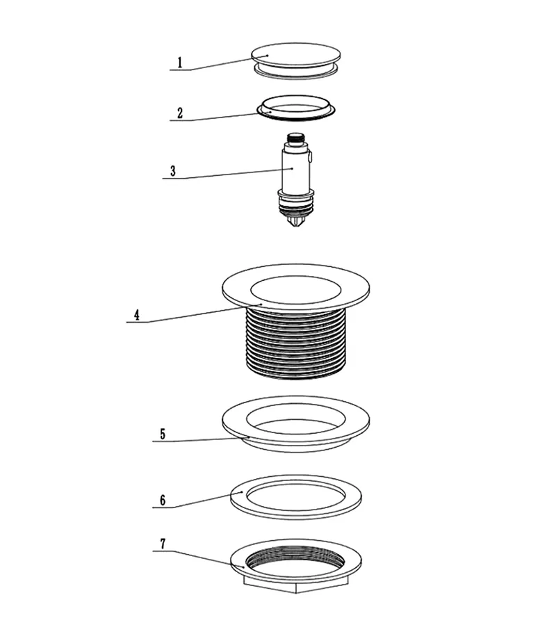 40mm Non Overflow Pop Up Bath Waste Install instruction