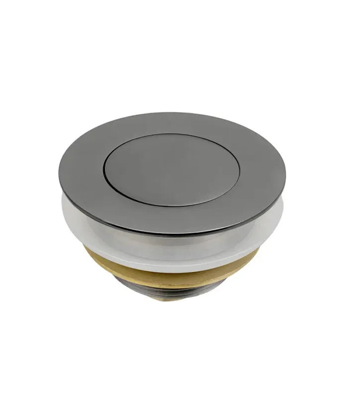 40mm Non Overflow Pop Up Bath Waste - Gunmetal