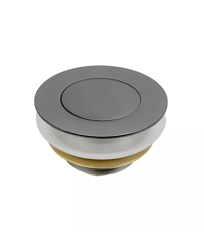 40mm Non Overflow Pop Up Bath Waste - Gunmetal