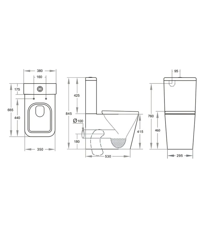 Reno 003 Wall Faced Toilet Specification