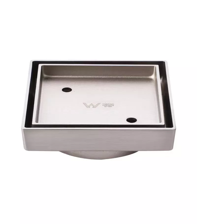 Tile Insert Floor Waste - Brushed Nickel