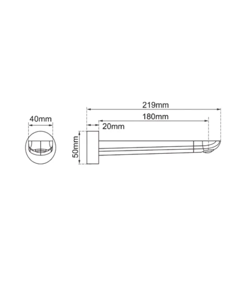 Rushy Basin/Bath Spout - Specification