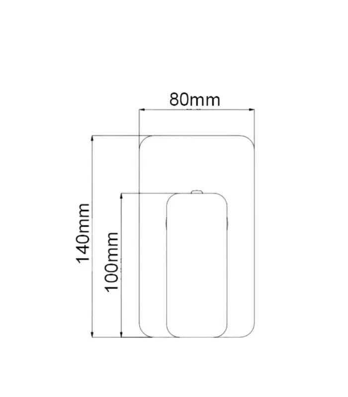 IVANO Brass Wall Mixer - Specification