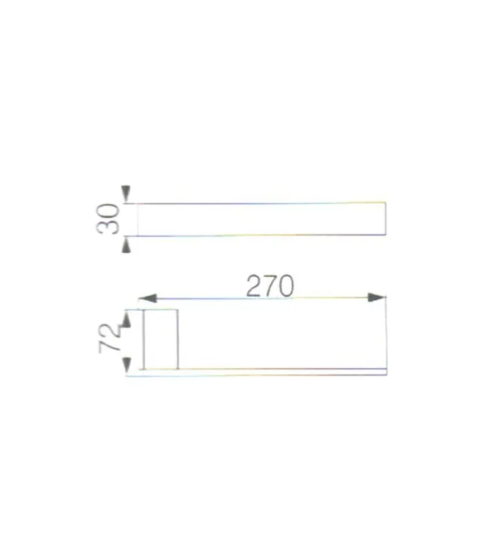 Rosa SS304 Towel Bar - Specification