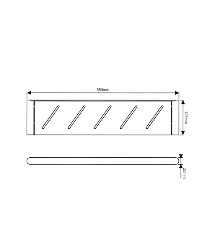 Rushy Metal Shelf - Specification