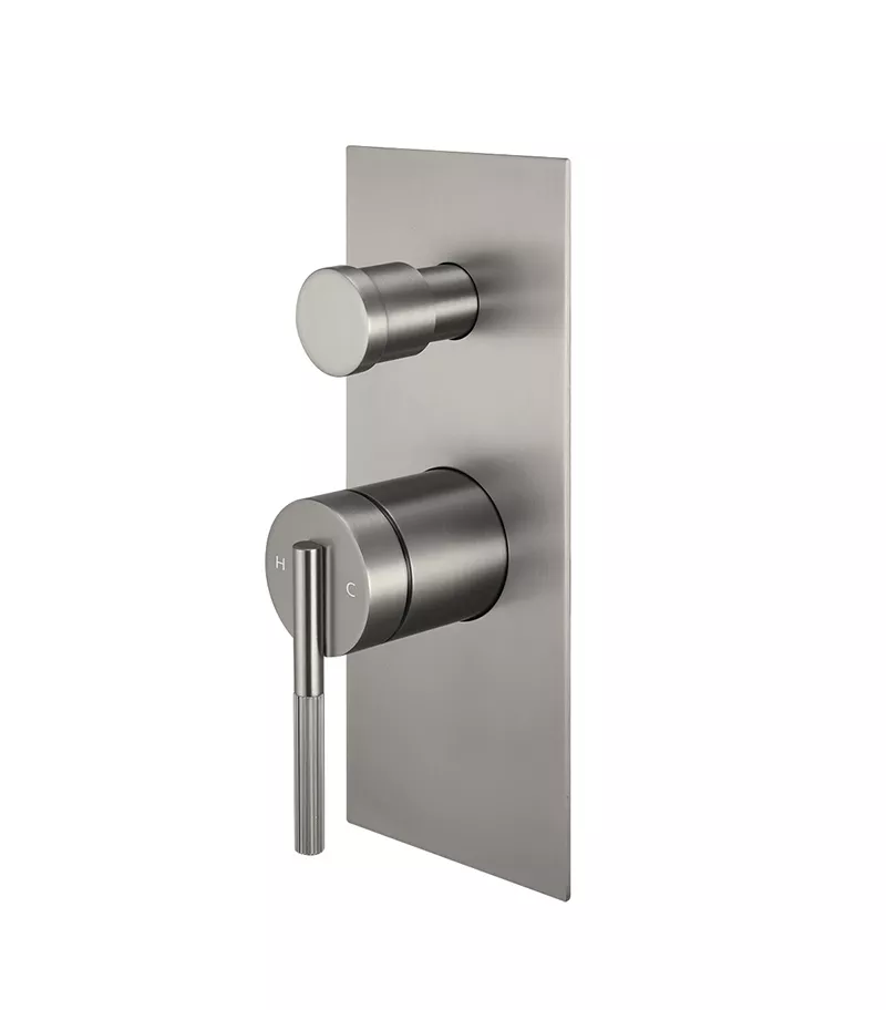 CADDENCE Wall Mixer with Diverter - Brushed Nickel