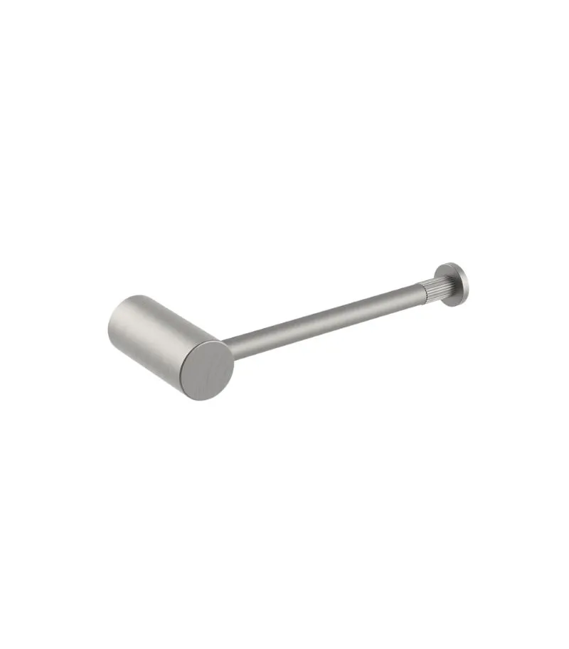 CADDENCE Single Toilet Roll Holder - Brushed Nickel