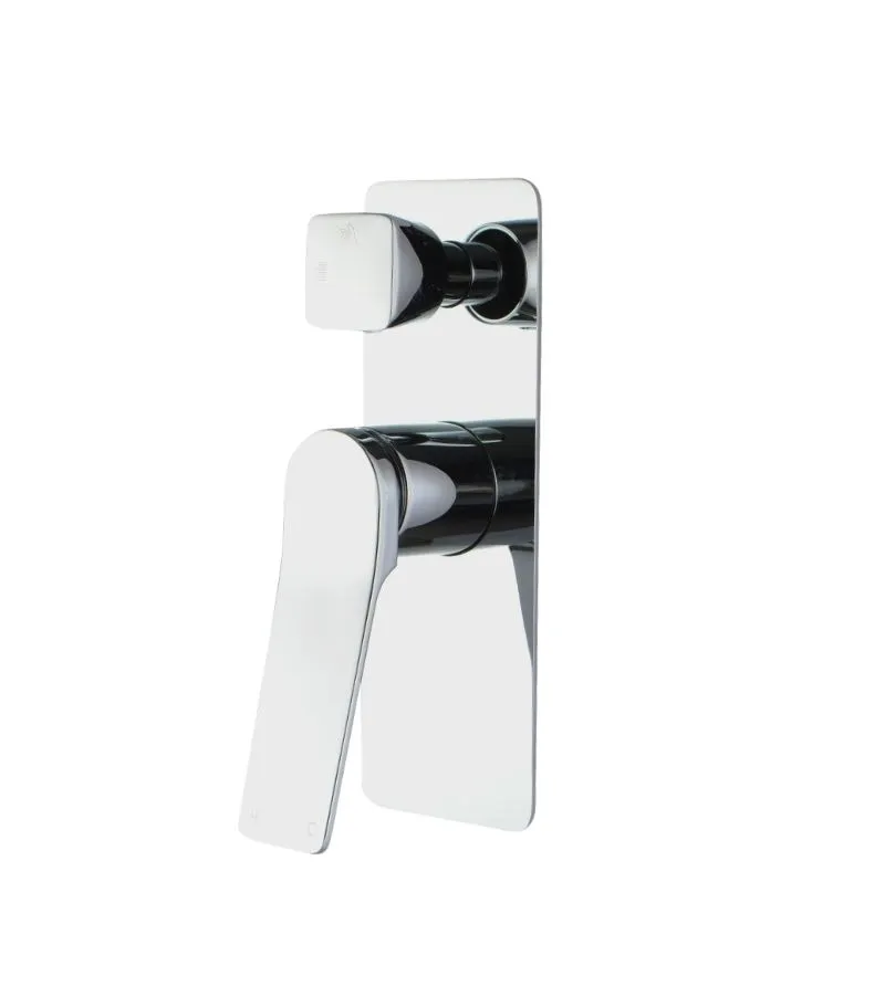 Rushy Wall Mixer with Diverter - Chrome