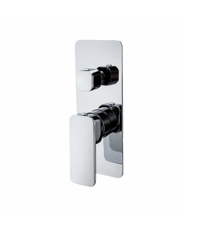 IVANO Brass Wall Mixer with Diverter - Chrome