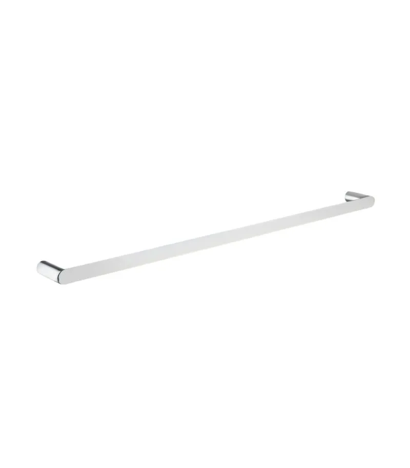 Rushy Single Towel Rail - Chrome