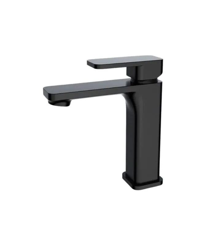 IVANO Brass Short Basin Mixer - Matt Black