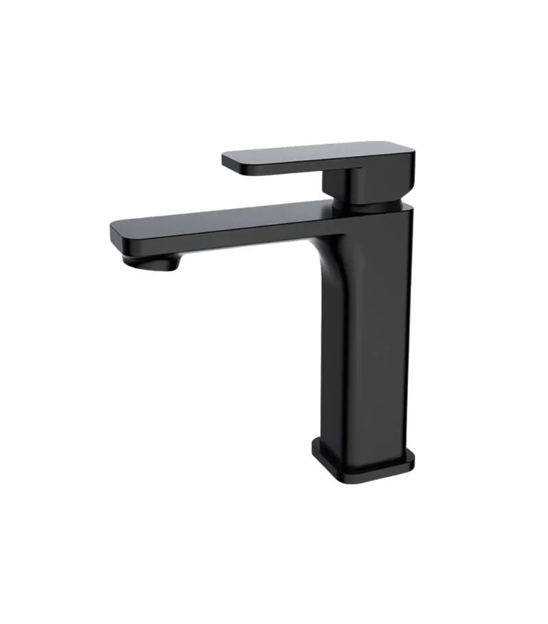 IVANO Brass Short Basin Mixer - Matt Black