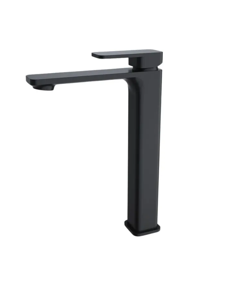 IVANO Brass Tall Basin Mixer - Matt Black