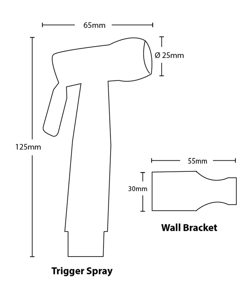 Link Bidet Trigger Spray Specification