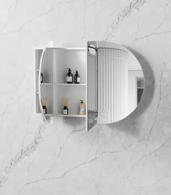 Bondi Shaving Cabinet - Matte White Interior