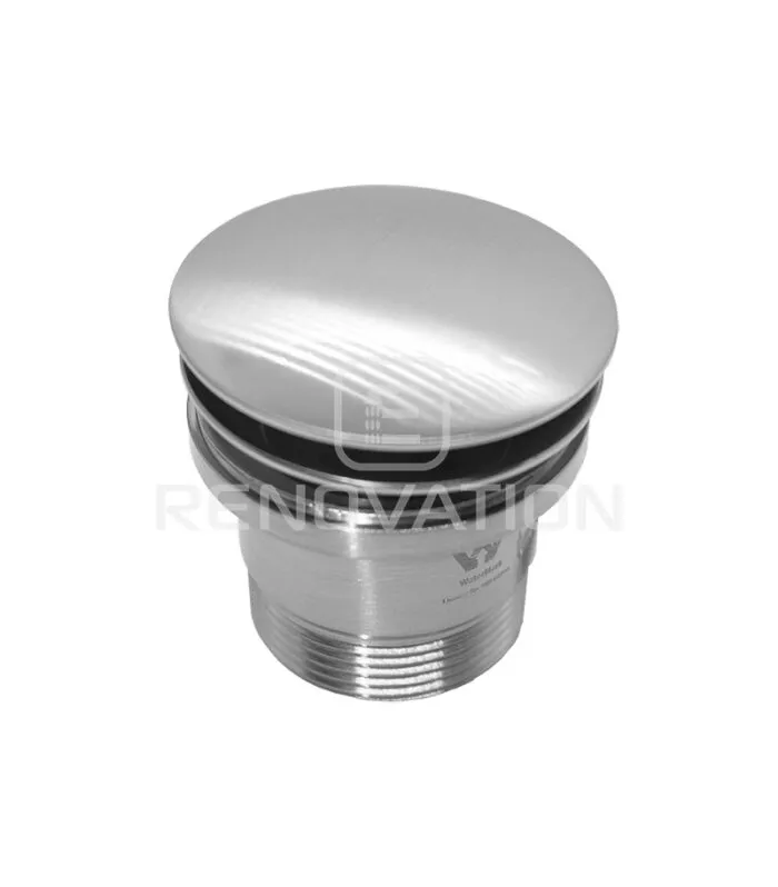 Budget Big head Chrome Universal Pop Up Waste Topview