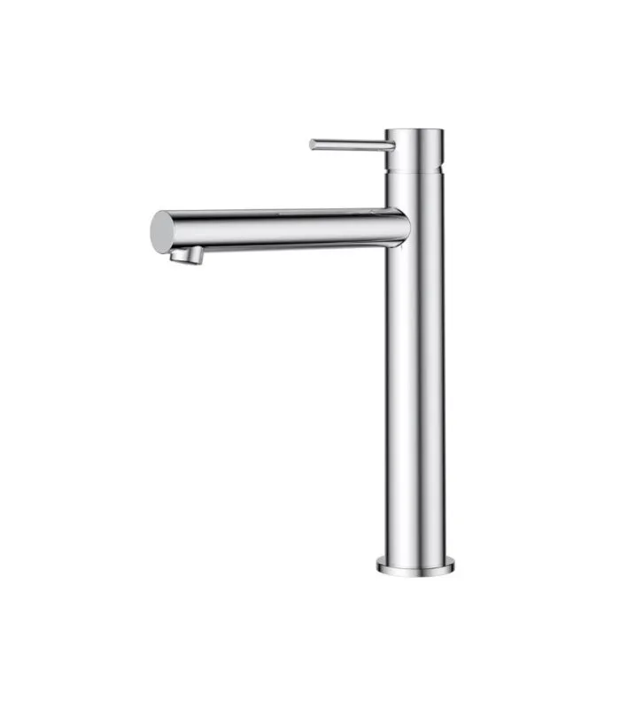 Otus Slimline Tall Basin Mixer with Straight Spout - Chrome