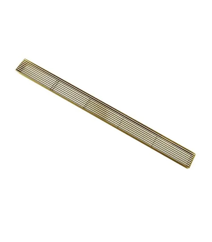 Linear Floor Grate 600mm to 1200mm - Gold