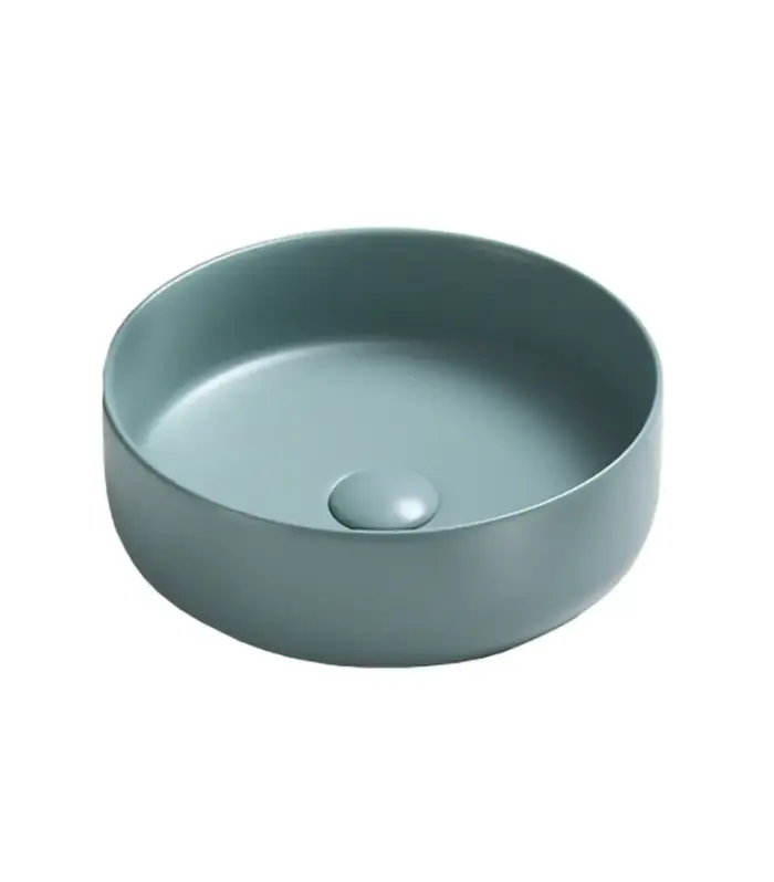 Cove Matt Green Round Above Counter Basin