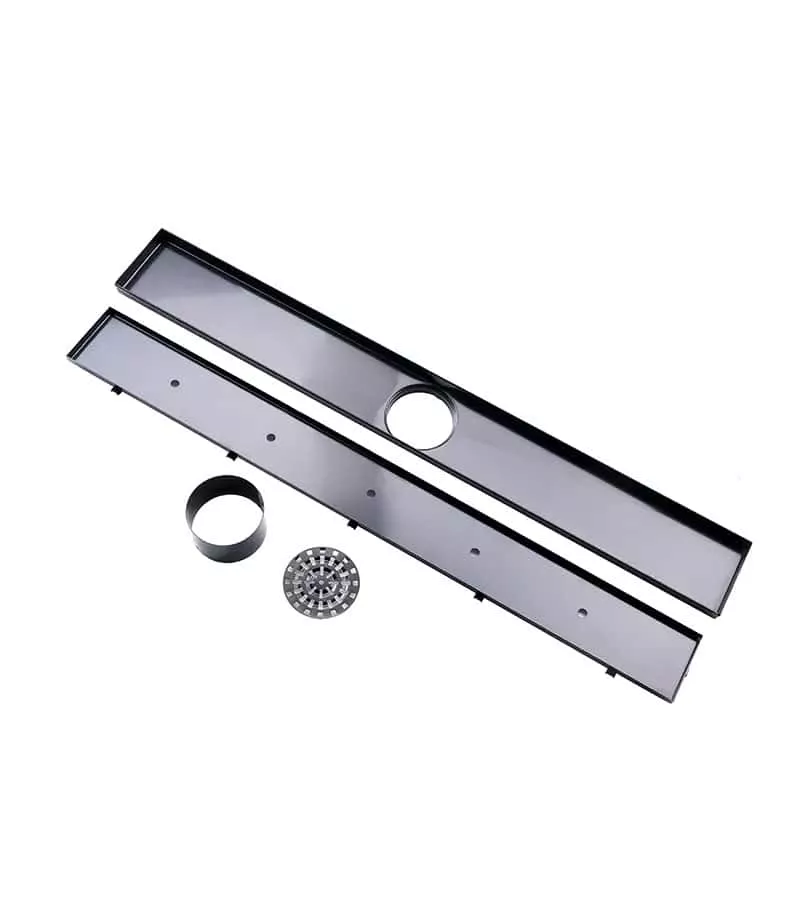 Tile Insert 600mm Gunmetal Grey Stainless Steel Floor Grate Components