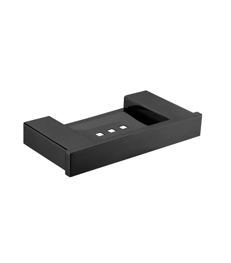 Rosa SS304 Metal Soap Dish - Matte Black