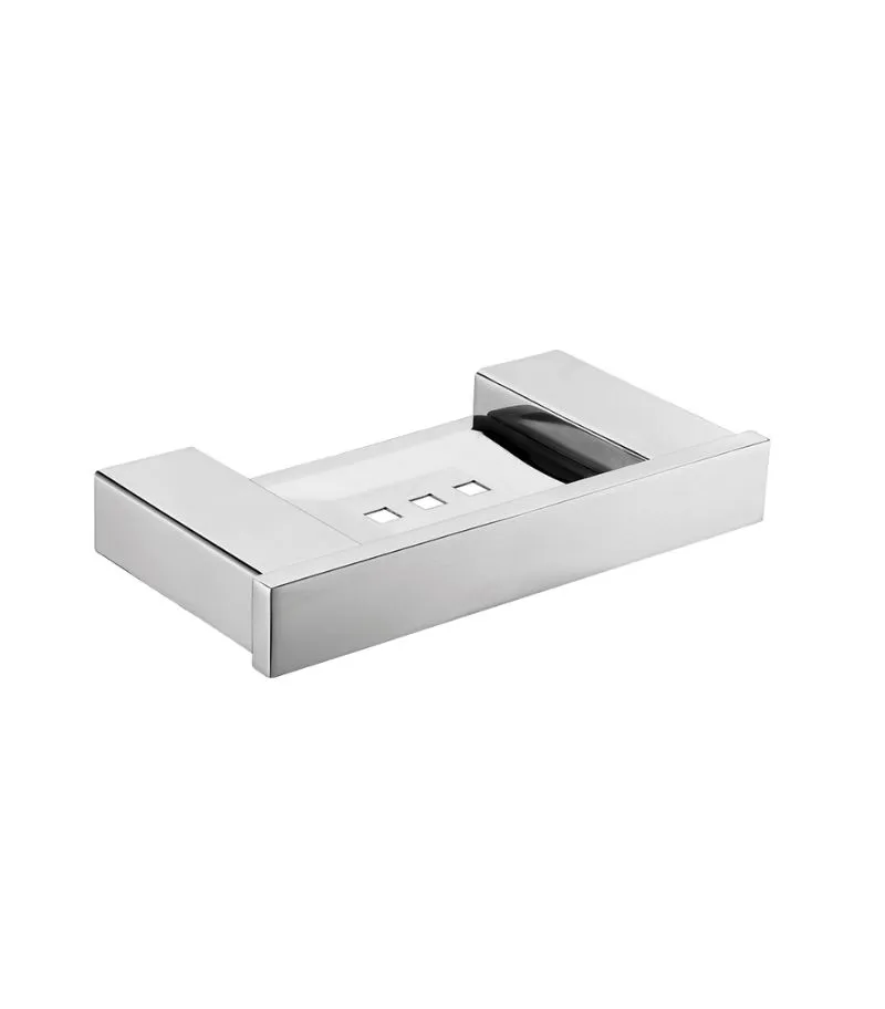 Rosa SS304 Metal Soap Dish - Chrome