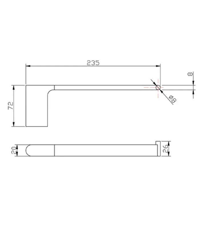 VOG Towel Bar - Specification