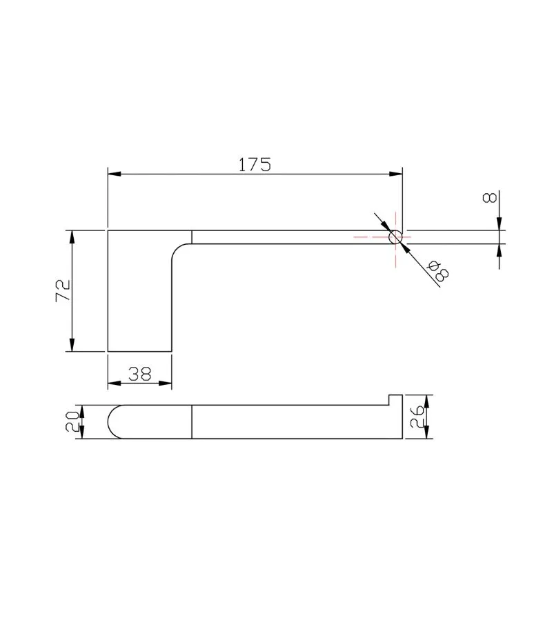 VOG Toilet Roll Holder - Specification