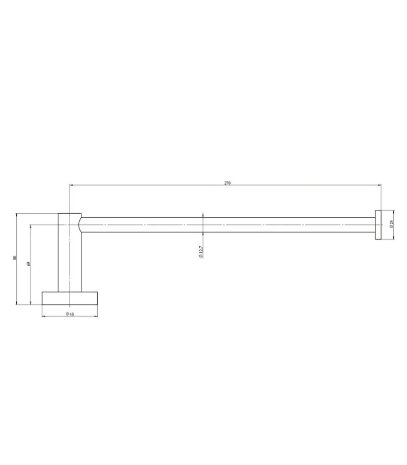 Amoza SST Towel Bar - Specification