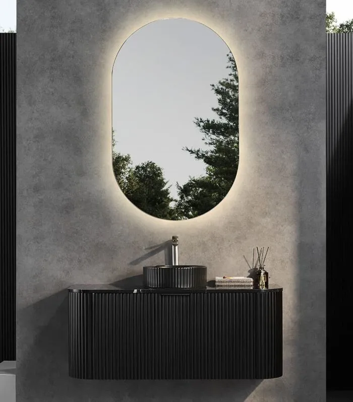 CETO AVOLON 1190mm Matt Black Wall Hung Vanity Cabinet