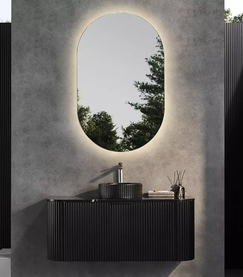 CETO AVOLON 1190mm Matt Black Wall Hung Vanity Cabinet