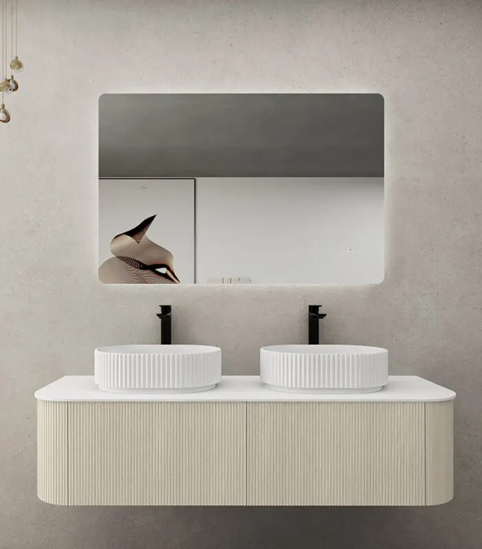 CETO Bronte 1488mm Coastal Oak Wall Hung Vanity Cabinet