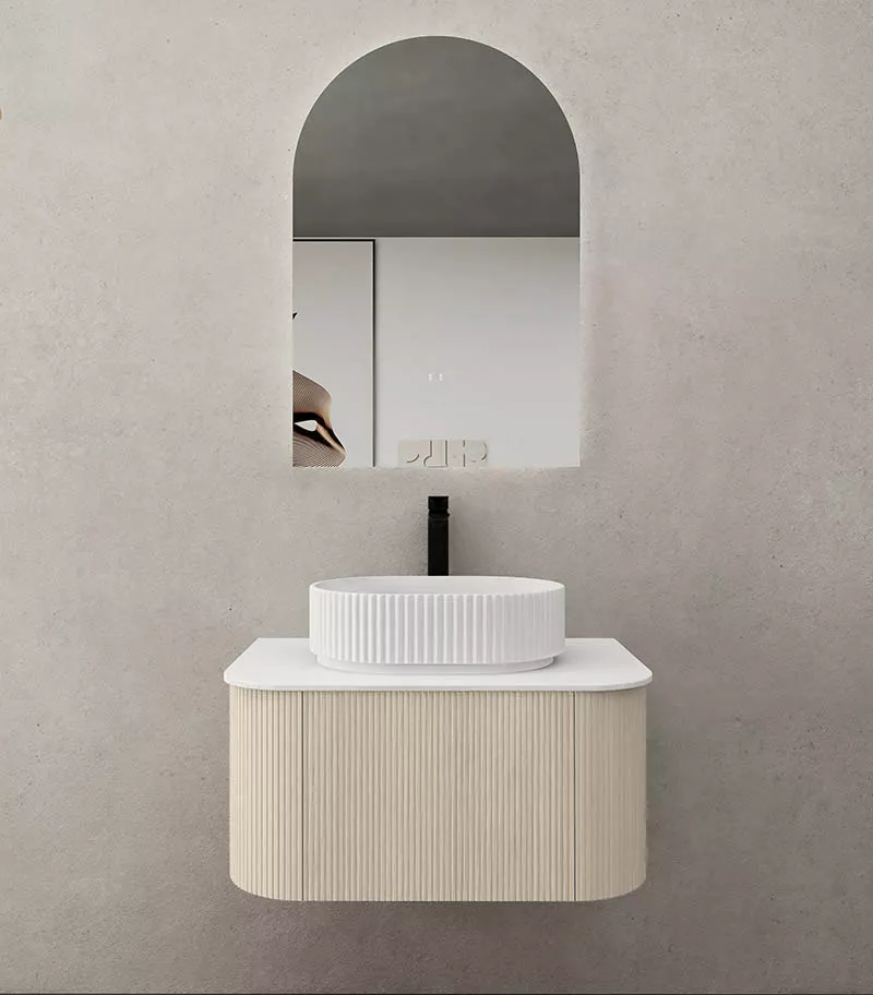 CETO Bronte 740mm Coastal Oak Wall Hung Vanity Cabinet
