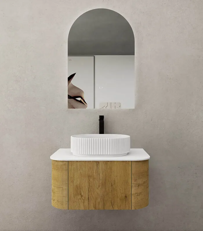 CETO Bronte 740mm Prime Oak Wall Hung Vanity Cabinet