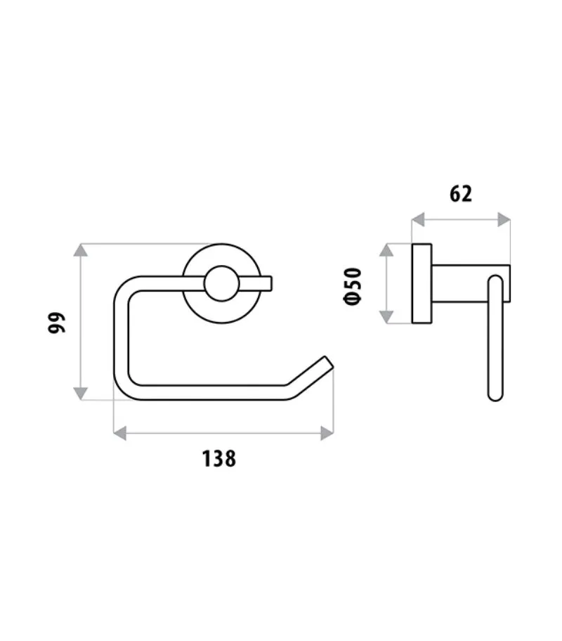 Loui Toilet Roll Holder - Specification