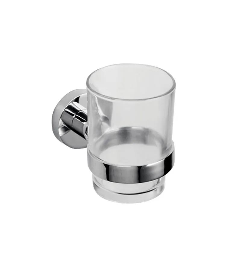 Loui Tumbler and Holder - Chrome