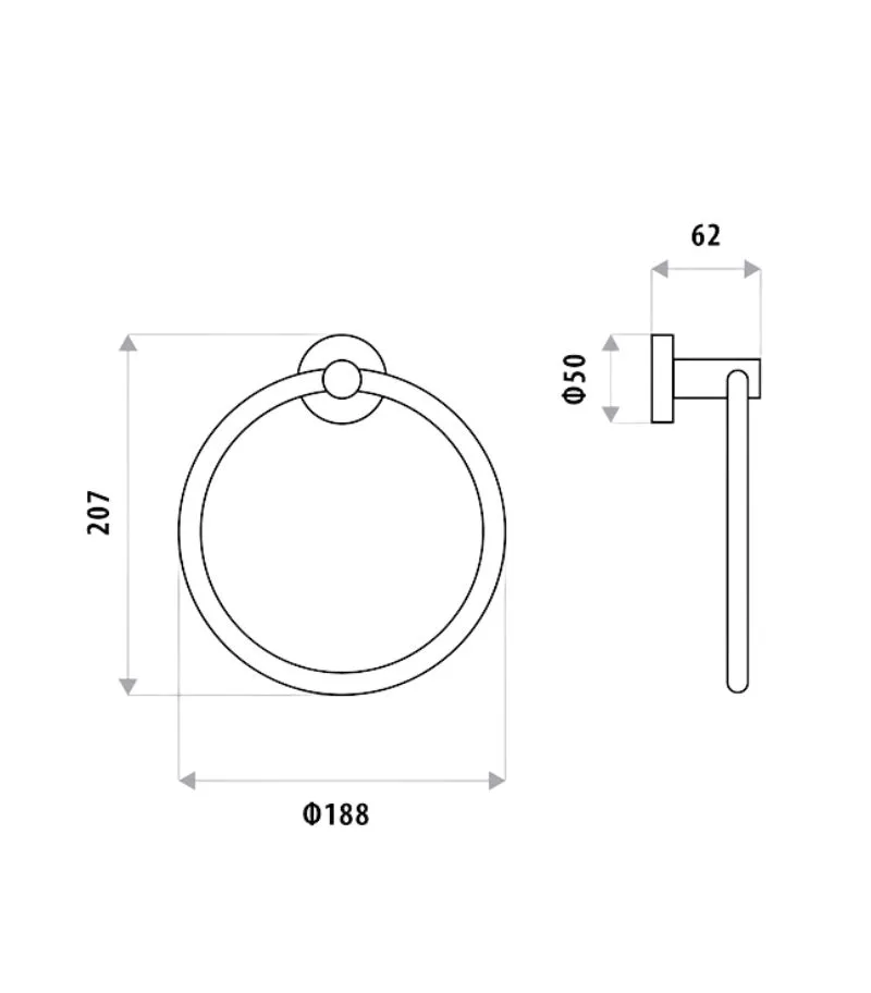 Loui Towel Ring - Specification