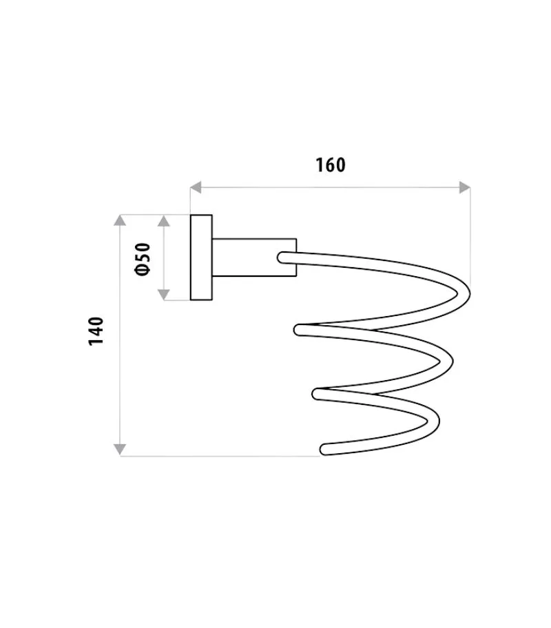 Loui Hair Dryer Holder - Specification