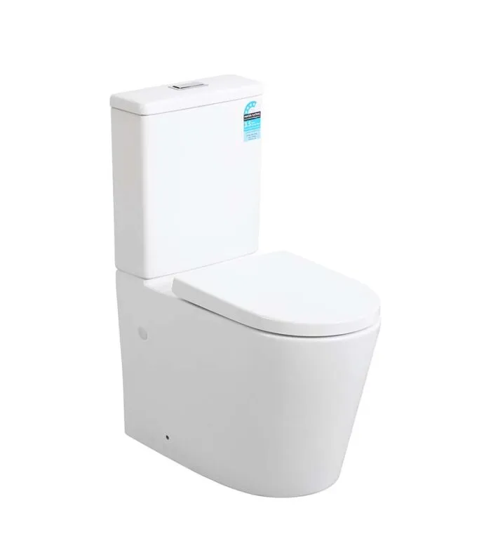 Reno 022 Rimless Matt White Wall Faced Universal Toilet Suite